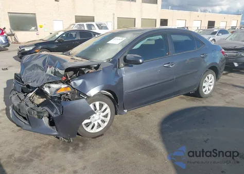 2016 Toyota Corolla Le z USA, uszkodzony, nr VIN 5YFBURHE5GP540221